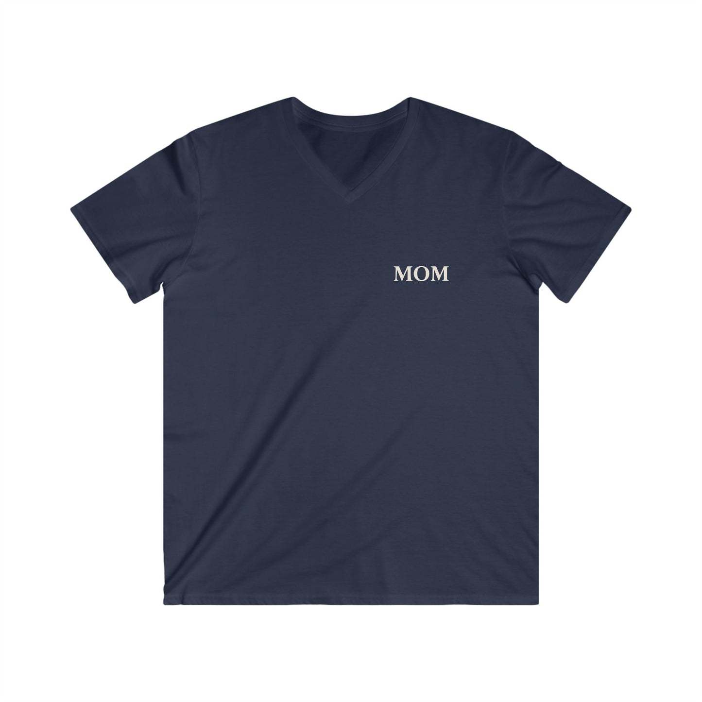 GOD MADE ME A MOM - PREMIUM V-NECK T-SHIRT