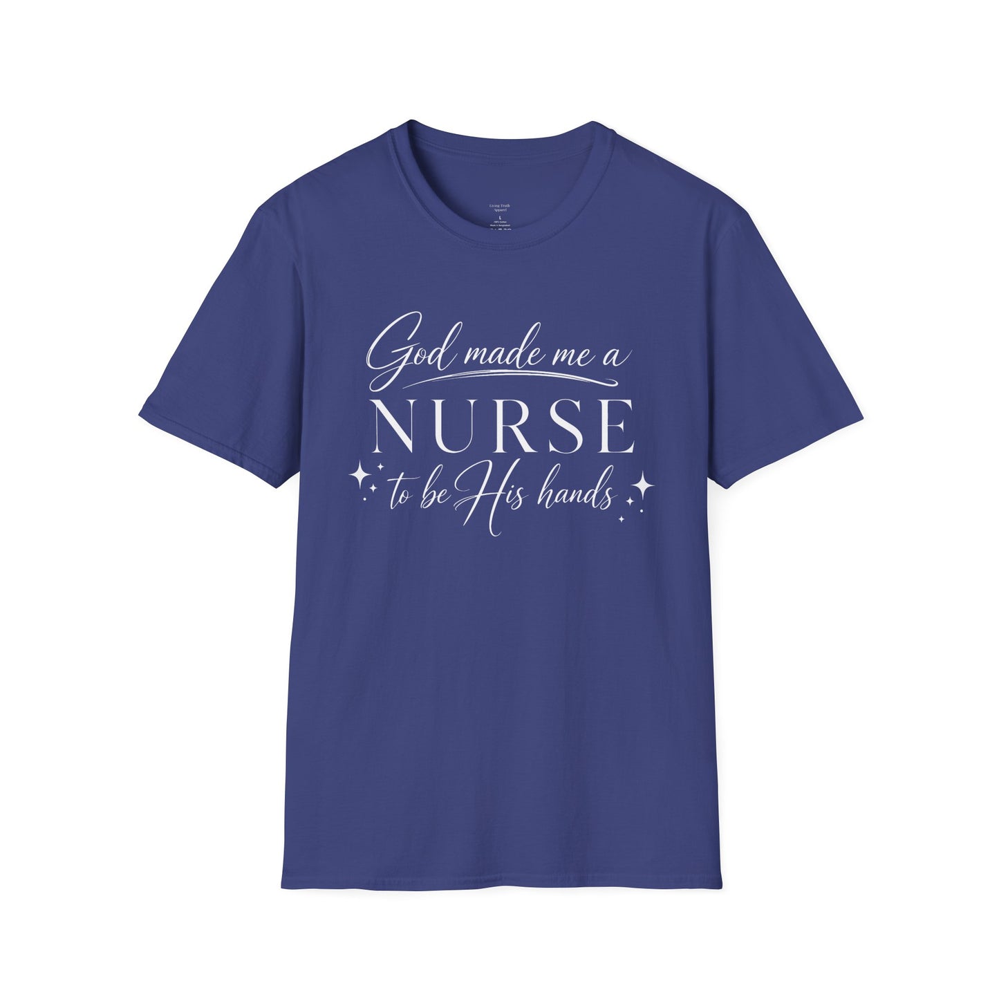 GOD MADE ME A NURSE - PREMIUM T-SHIRT