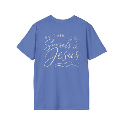 SALT AIR, SUNSET, JESUS - PREMIUM T-SHIRT