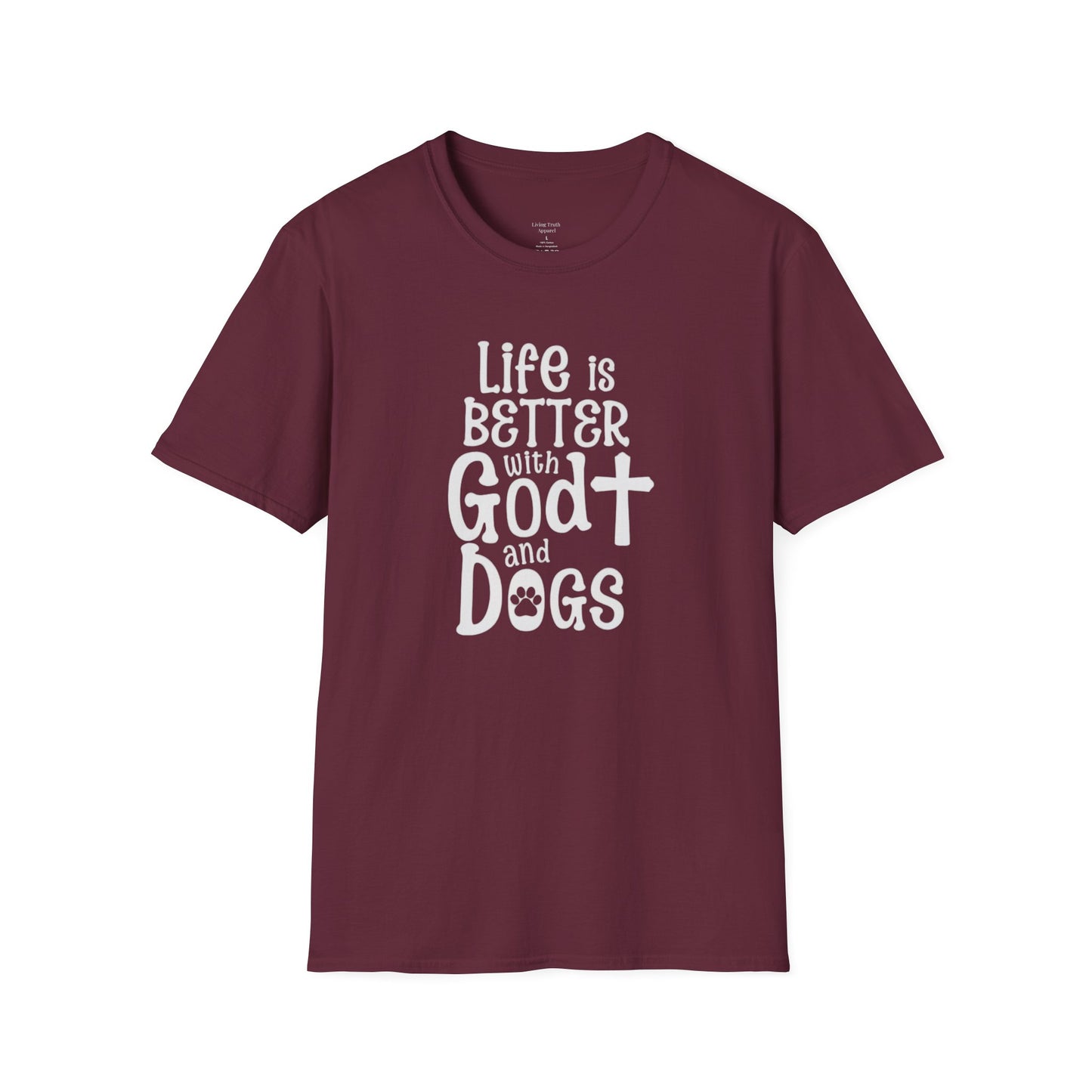 LIFE IS BETTER WITH GOD - PREMIUM T-SHIRT