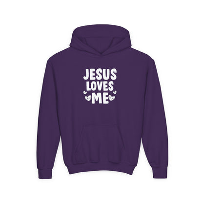 JESUS LOVES ME - YOUTH MEDIUM-HEAVY HOODIE