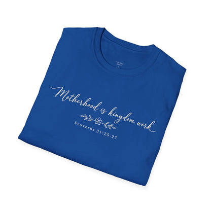 MOTHERHOOD IS KINGDOM WORK - PREMIUM T-SHIRT