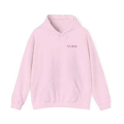 GOD MADE ME A NURSE - MEDIUM-HEAVY WEIGHT HOODIE