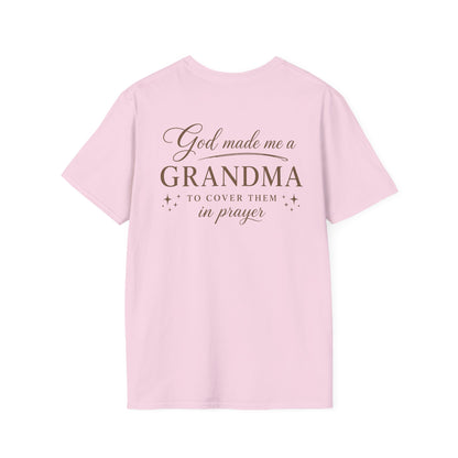 GOD MADE ME A GRANDMA - PREMIUM T-SHIRT