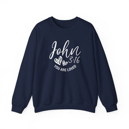 YOU ARE LOVED  - MEDIUM-HEAVY WEIGHT SWEATSHIRT