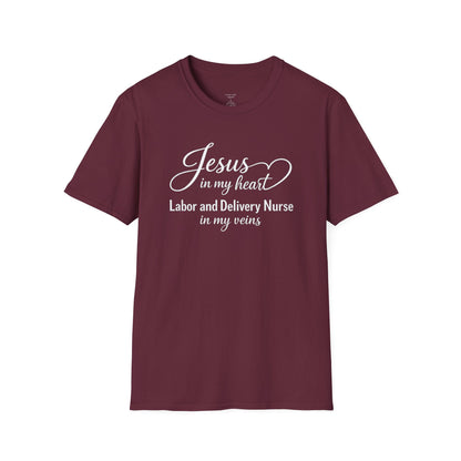 JESUS IN MY HEART - PREMIUM T-SHIRT