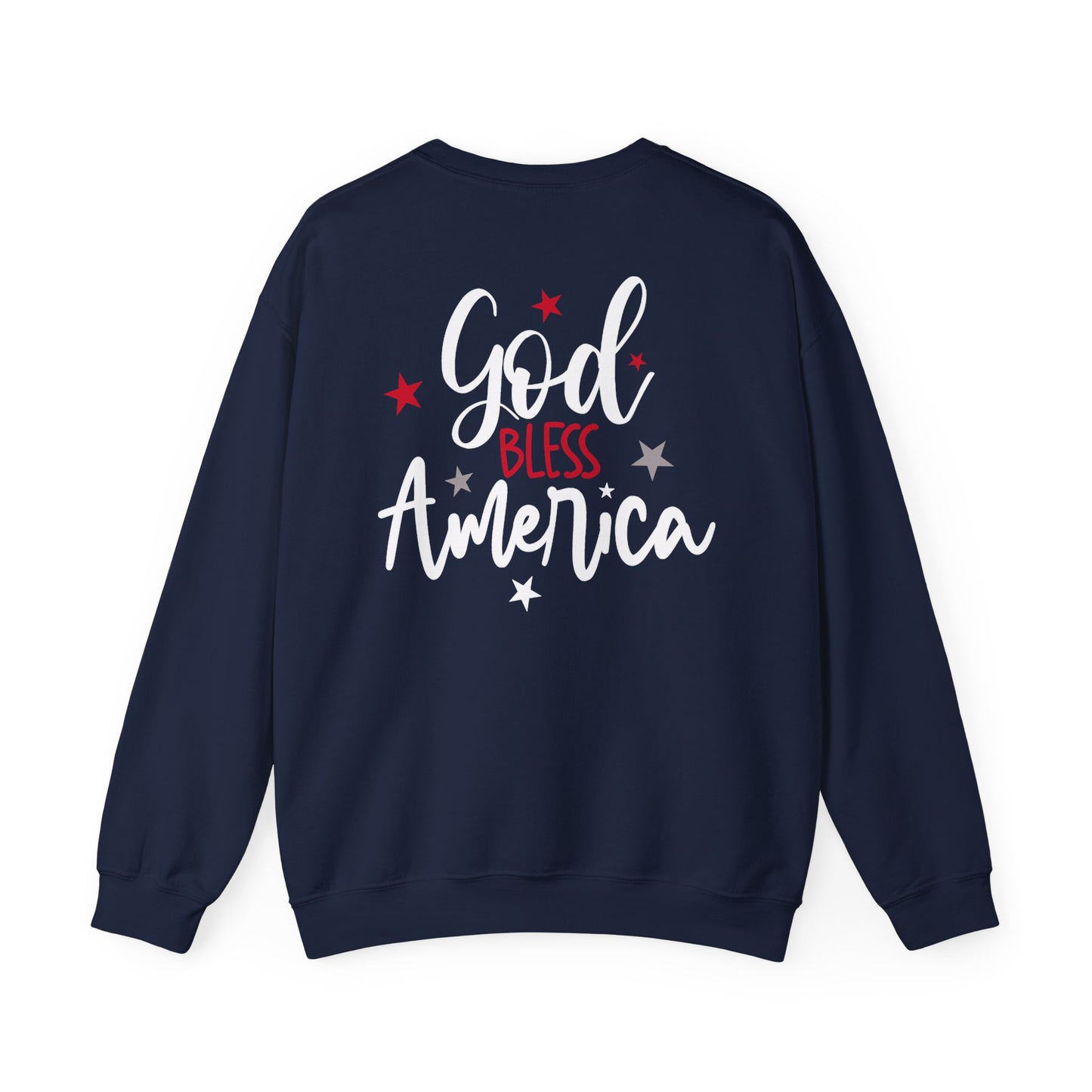 GOD BLESS AMERICA PATRIOTIC -MEDIUM-HEAVY WEIGHT SWEATSHIRT