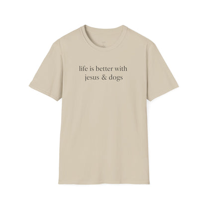 LIFE IS BETTER WITH JESUS - PREMIUM T-SHIRT