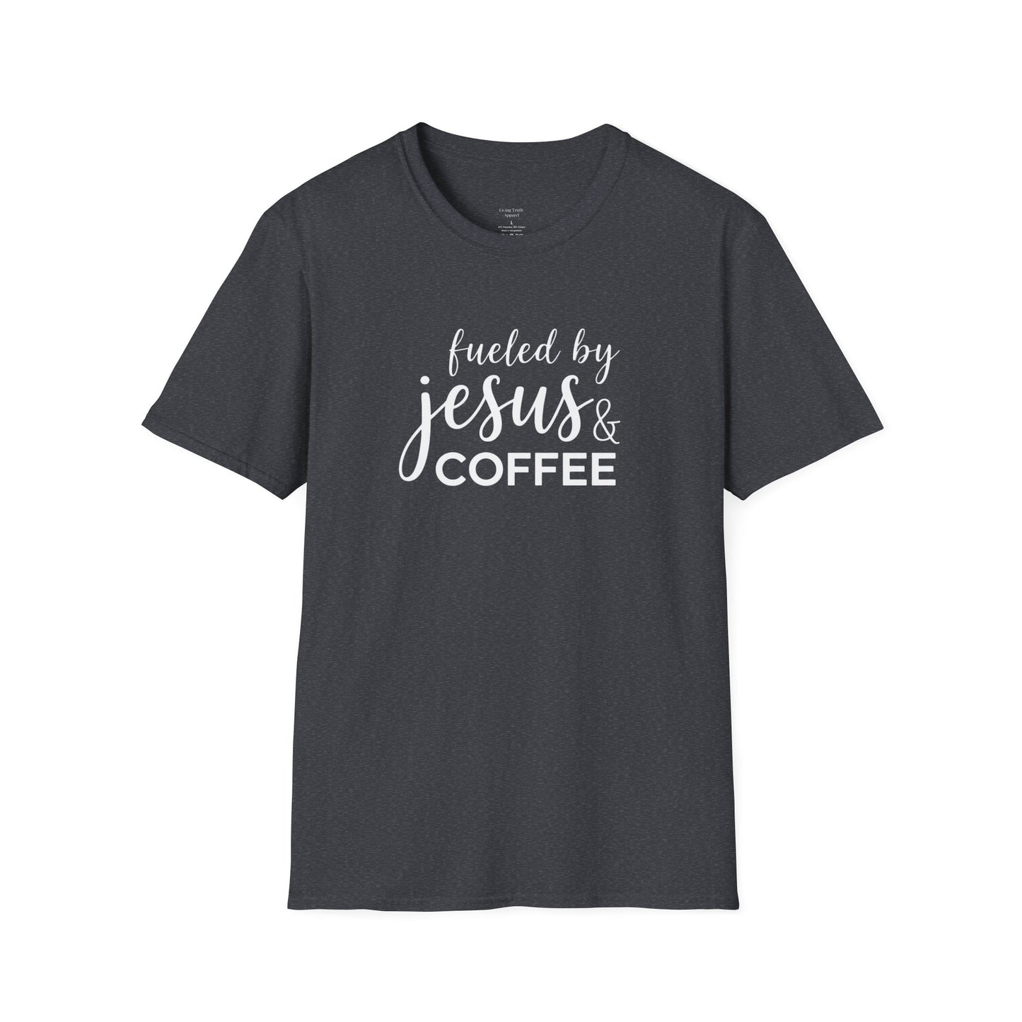 FUELED BY JESUS - PREMIUM T-SHIRT