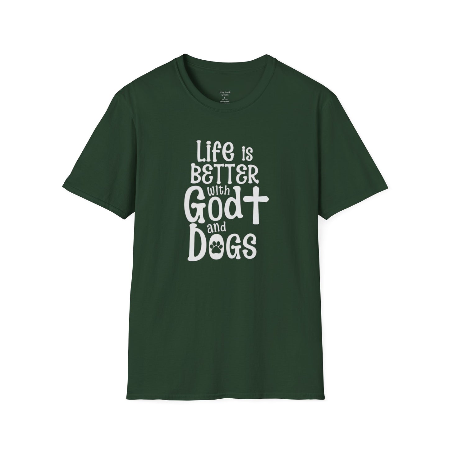 LIFE IS BETTER WITH GOD - PREMIUM T-SHIRT