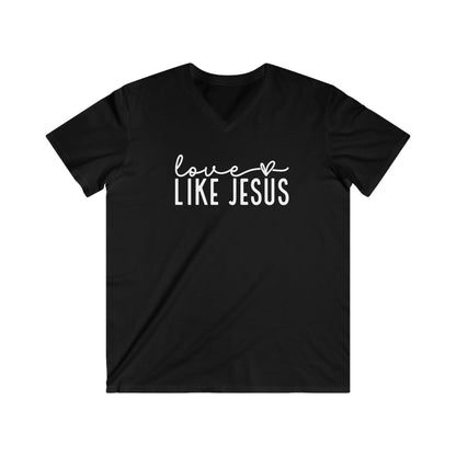 LOVE LIKE JESUS - PREMIUM V-NECK T-SHIRT
