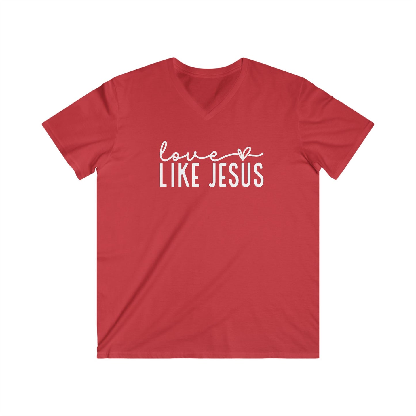 LOVE LIKE JESUS - PREMIUM V-NECK T-SHIRT
