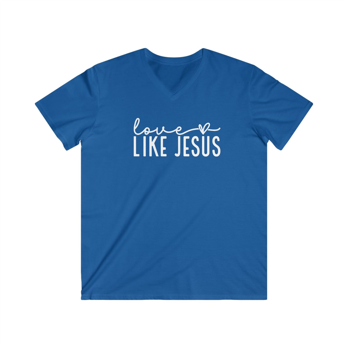 LOVE LIKE JESUS - PREMIUM V-NECK T-SHIRT