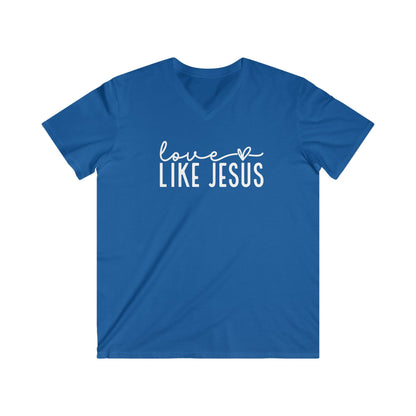 LOVE LIKE JESUS - PREMIUM V-NECK T-SHIRT