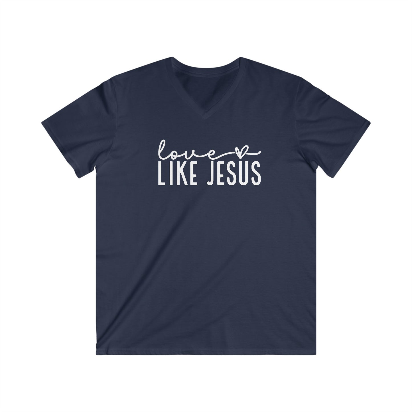 LOVE LIKE JESUS - PREMIUM V-NECK T-SHIRT