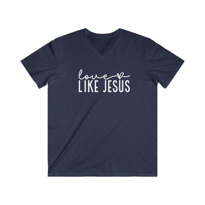 LOVE LIKE JESUS - PREMIUM V-NECK T-SHIRT