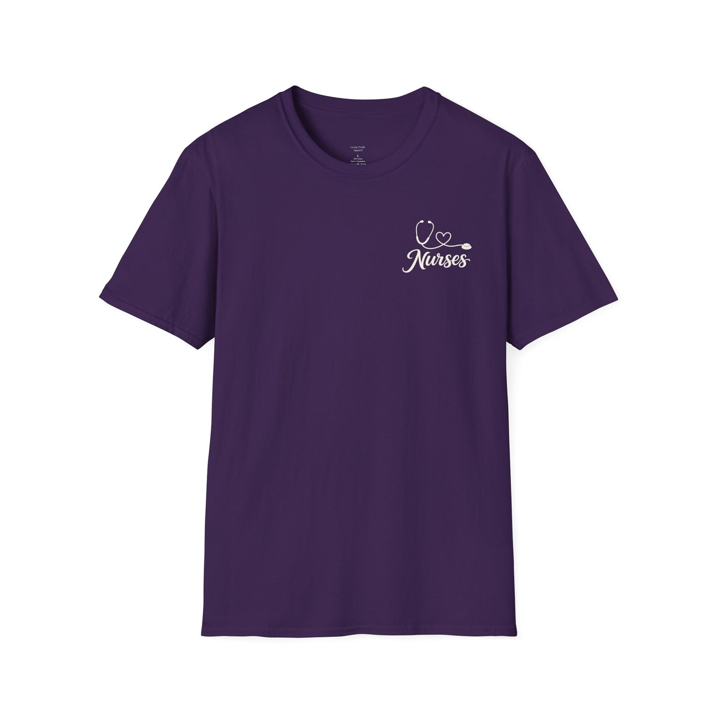 GOD FOUND NURSES STETHOSCOPE - PREMIUM T-SHIRT