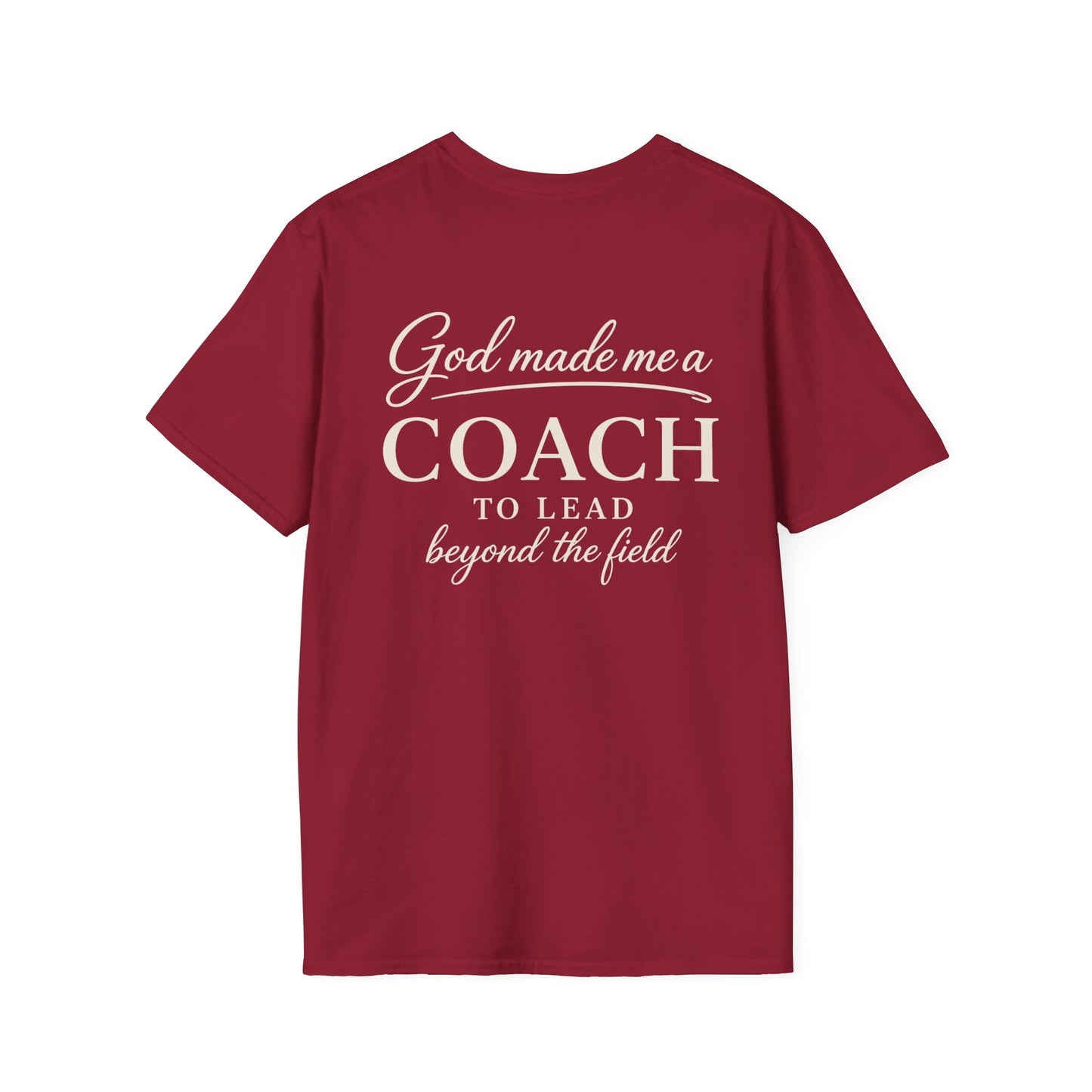 GOD MADE ME A COACH/FIELD - PREMIUM T-SHIRT
