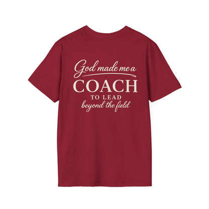 GOD MADE ME A COACH/FIELD - PREMIUM T-SHIRT