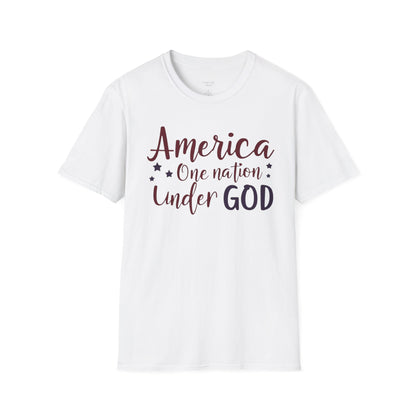 AMERICA ONE NATION UNDER GOD - PREMIUM T-SHIRT