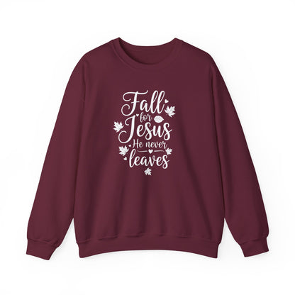 FALL FOR JESUS - MEDIUM-HEAVY WEIGHT SWEATSHIRT