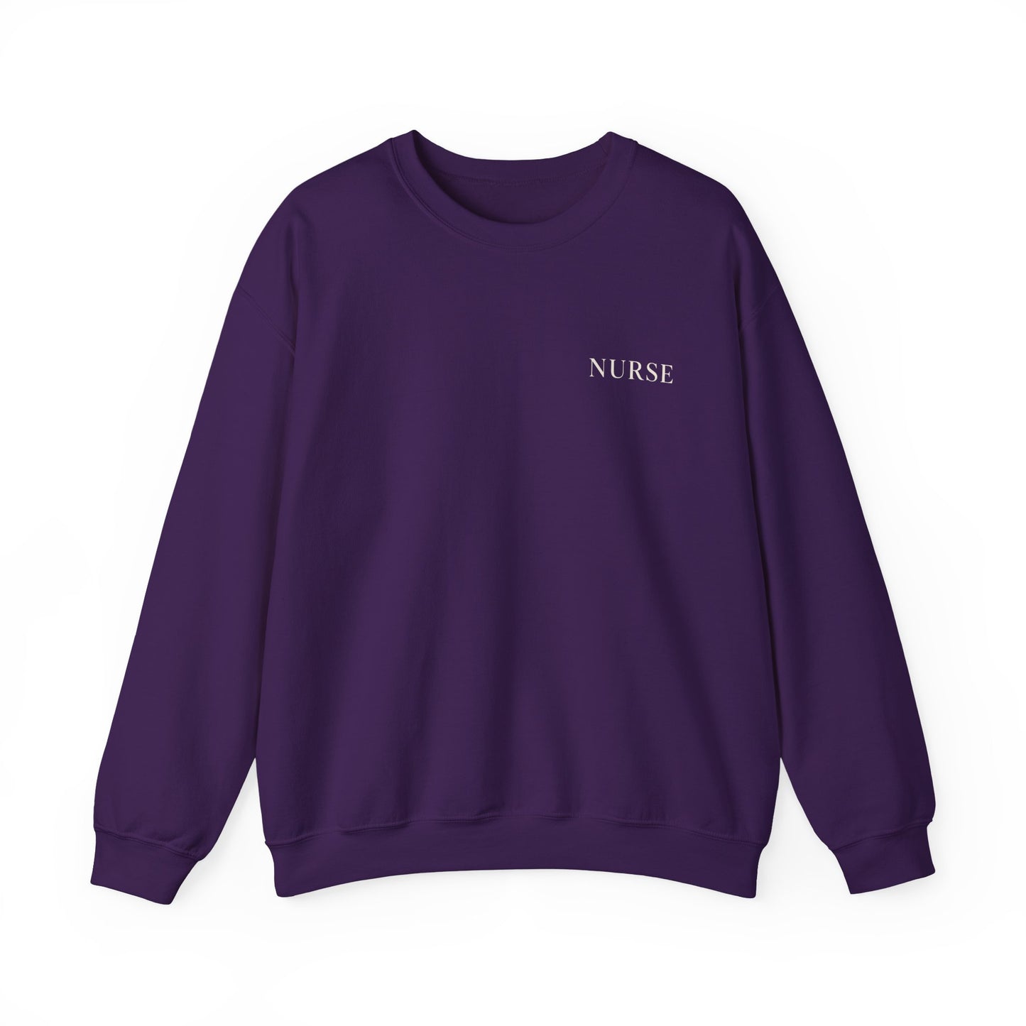 GOD MADE ME A NURSE - MEDIUM-HEAVY WEIGHT SWEATSHIRT