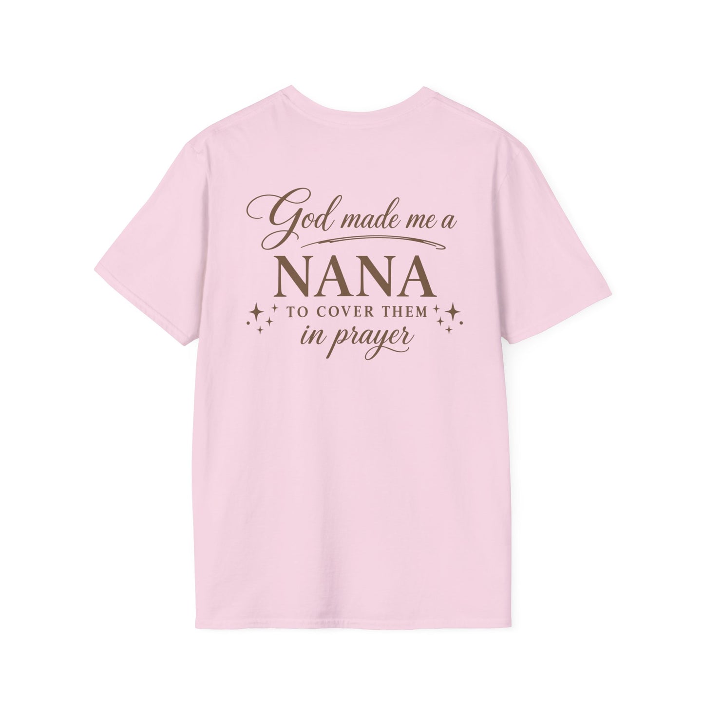 GOD MADE ME A NANA - PREIUM T-SHIRT