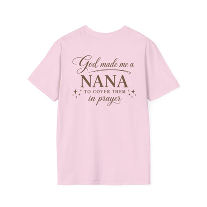 GOD MADE ME A NANA - PREIUM T-SHIRT