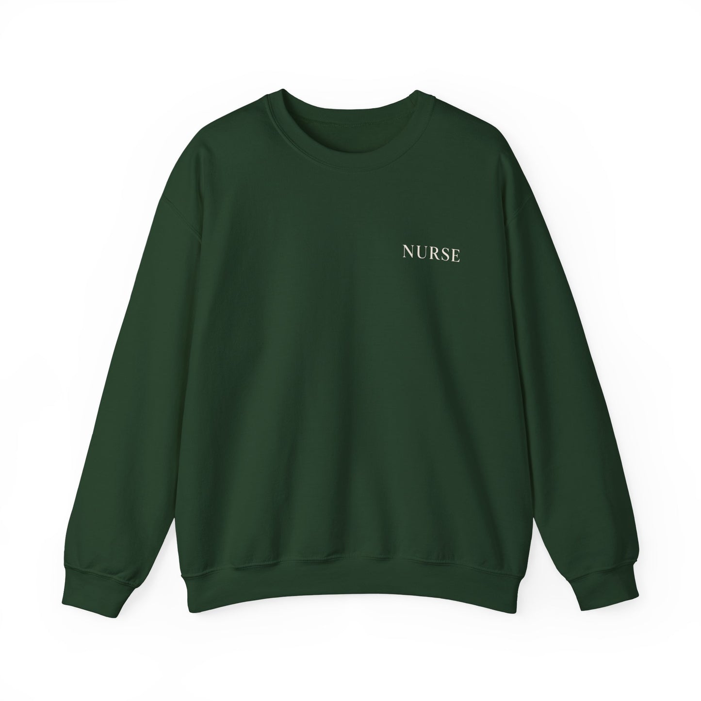 GOD MADE ME A NURSE - MEDIUM-HEAVY WEIGHT SWEATSHIRT