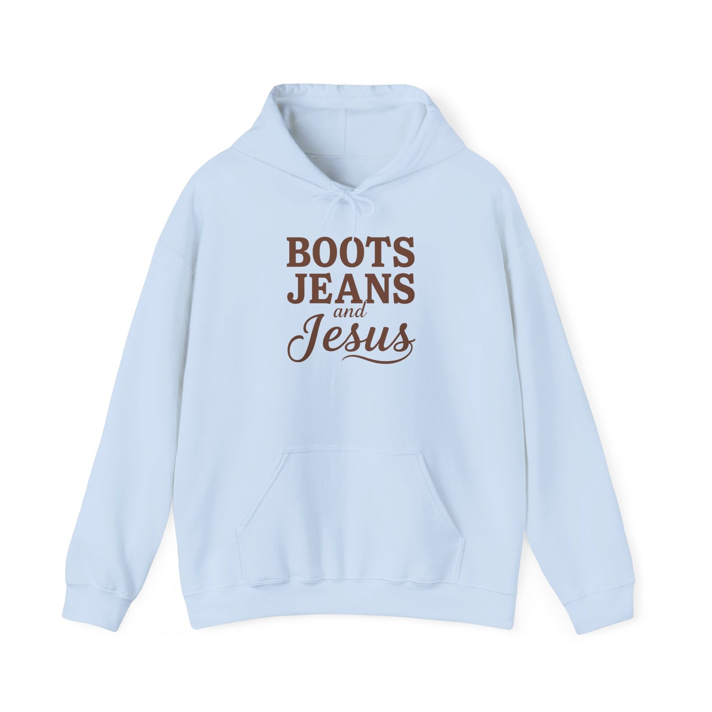 BOOTS JEANS JESUS - MEDIUM-HEAVY WEIGHT HOODIE