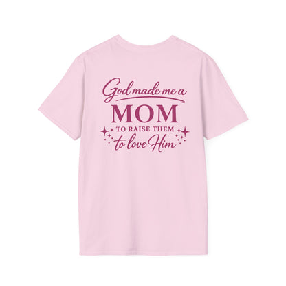 GOD MADE ME A MOM TO RAISE THEM - PREMIUM T-SHIRT