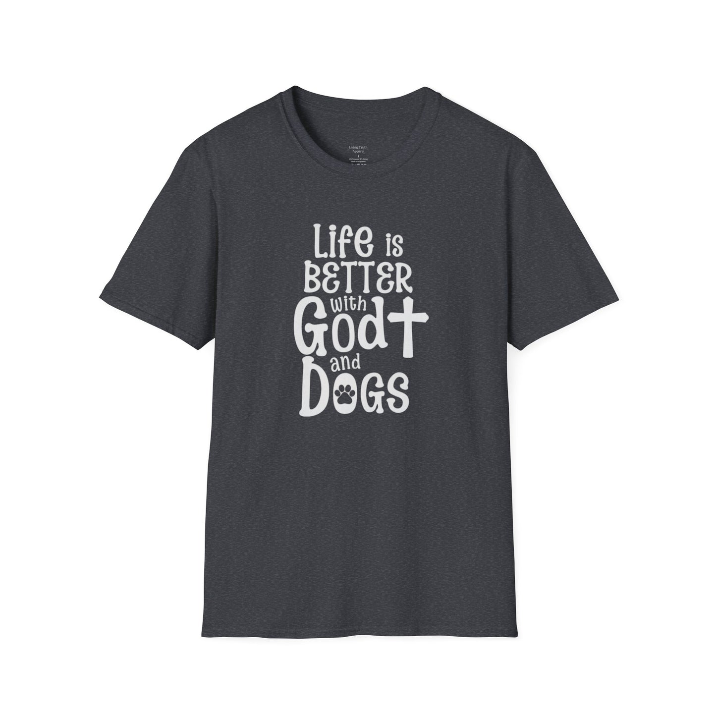 LIFE IS BETTER WITH GOD - PREMIUM T-SHIRT