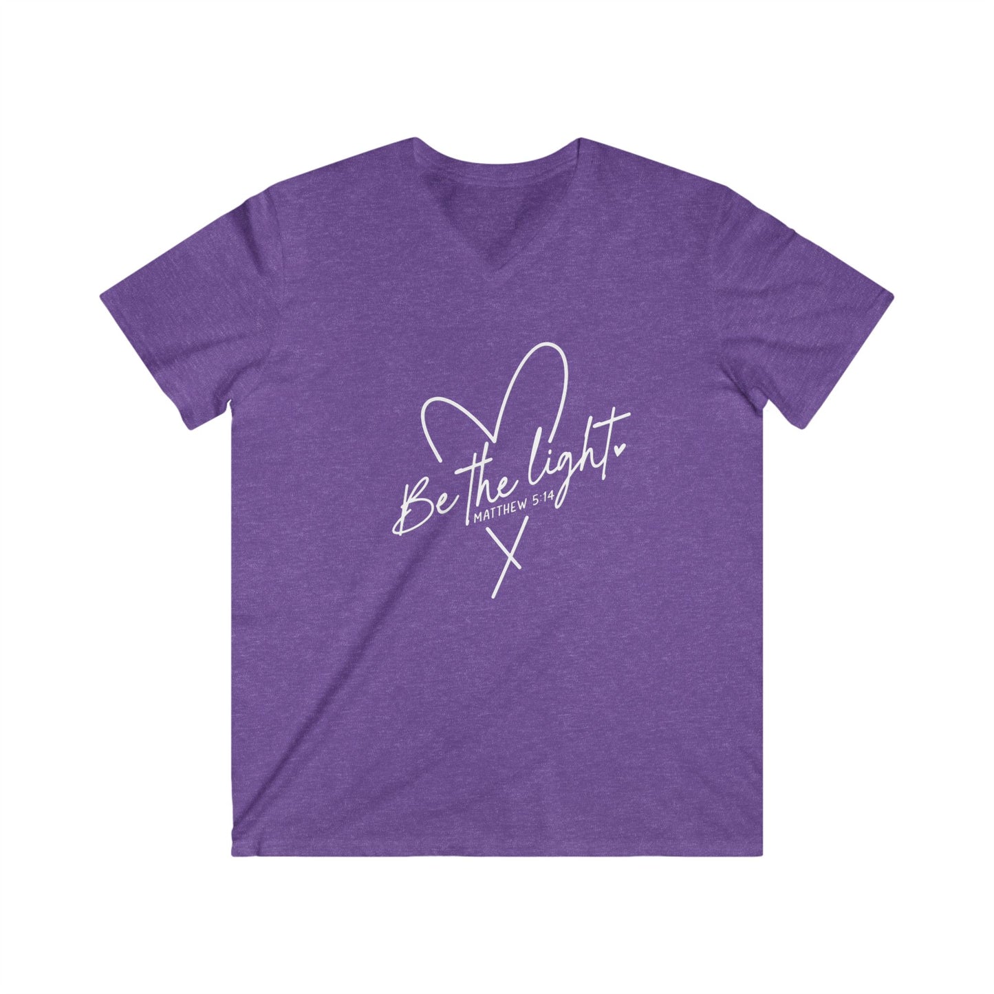 BE THE LIGHT - V-NECK PREMIUM T-SHIRT