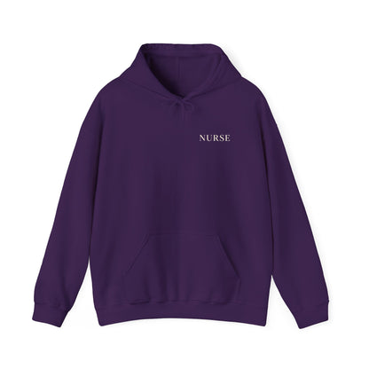 GOD MADE ME A NURSE - MEDIUM-HEAVY WEIGHT HOODIE