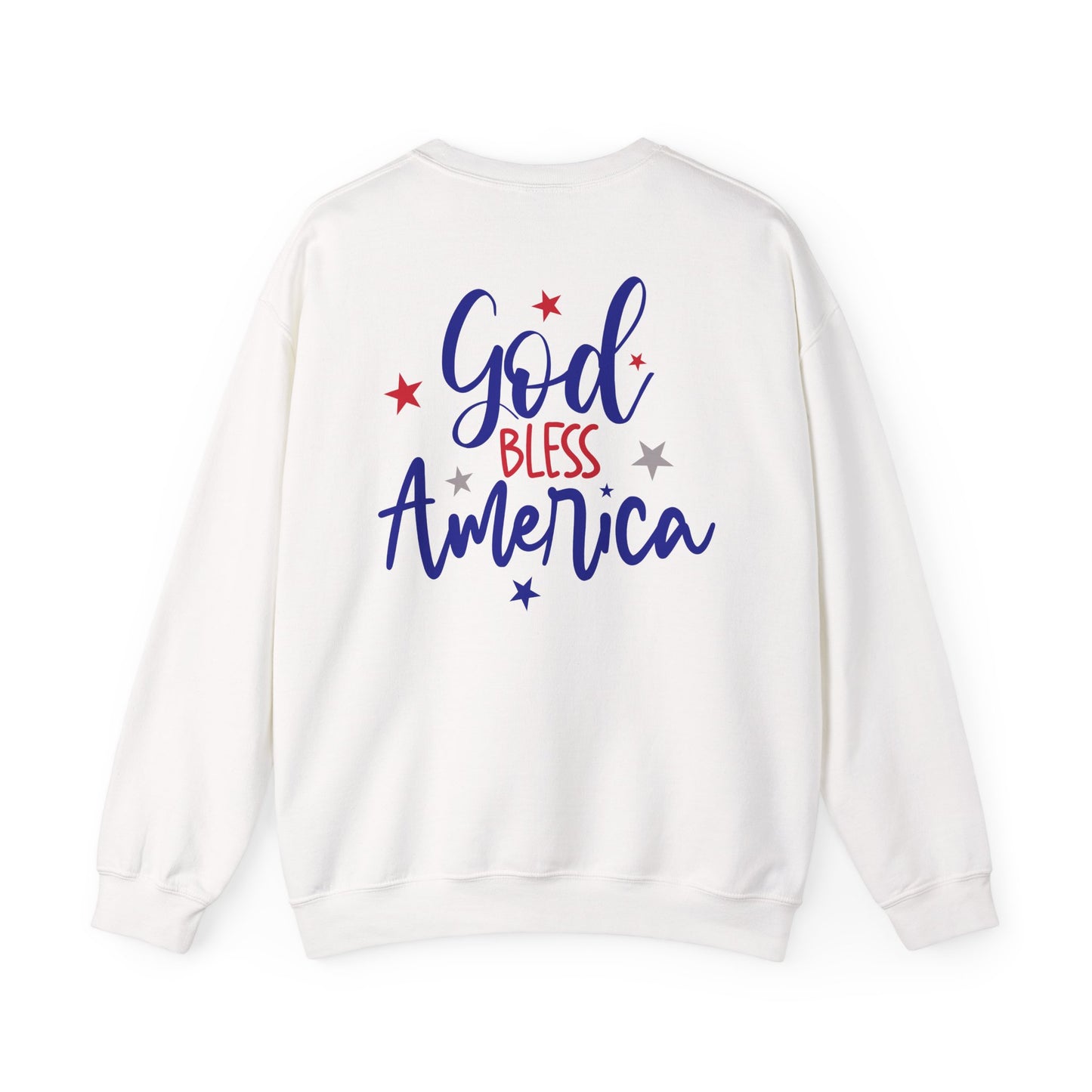 GOD BLESS AMERICA PATRIOTIC -MEDIUM-HEAVY WEIGHT SWEATSHIRT