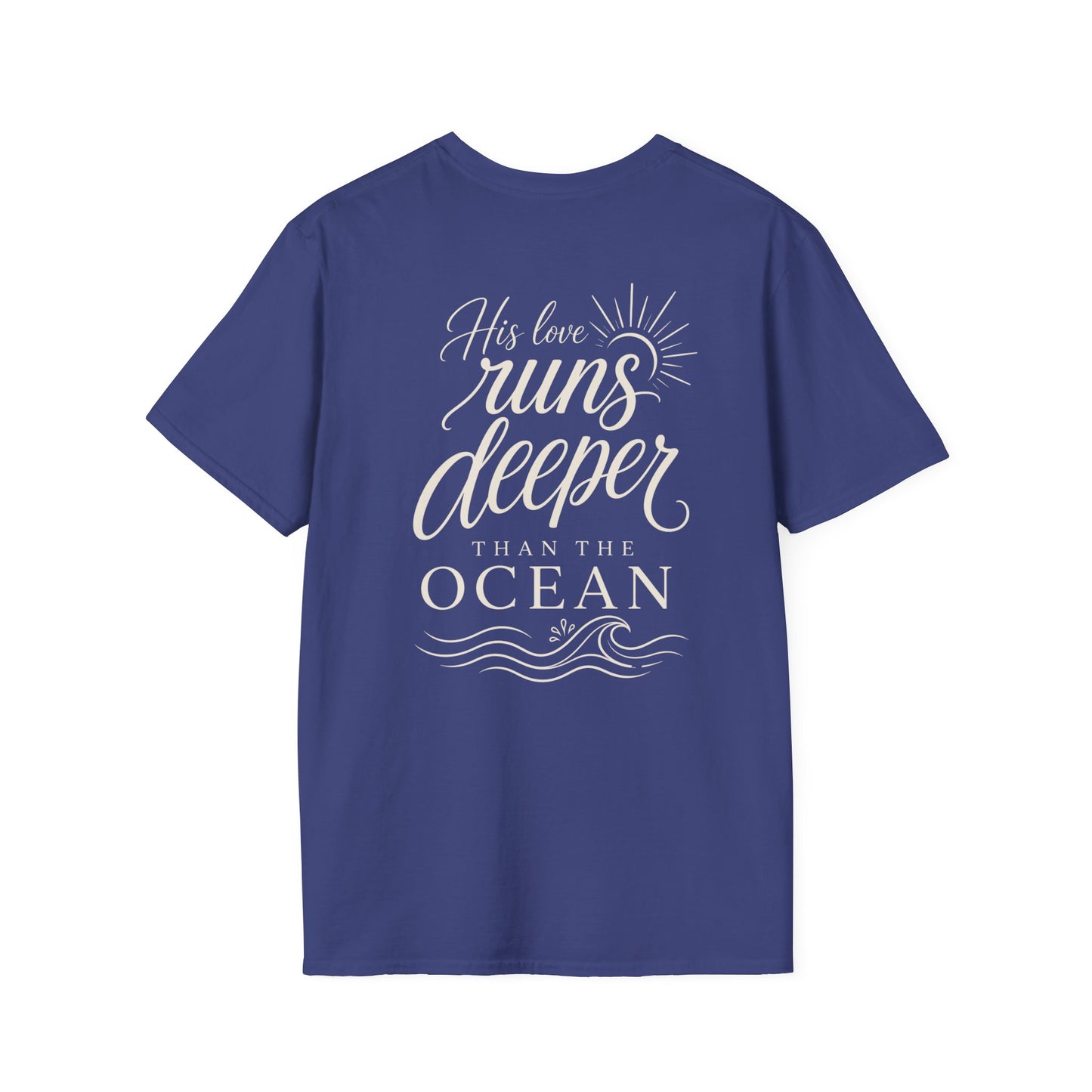HIS LOVE RUNS DEEPER - PREMIUM T-SHIRT
