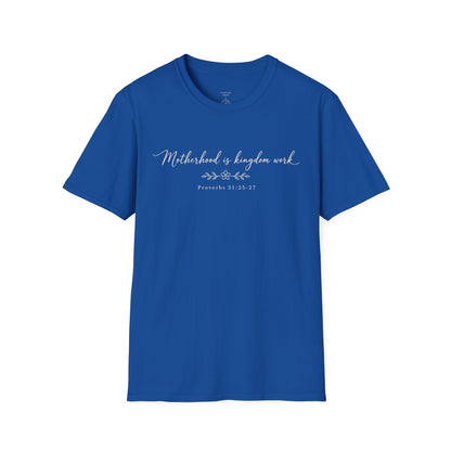 MOTHERHOOD IS KINGDOM WORK - PREMIUM T-SHIRT