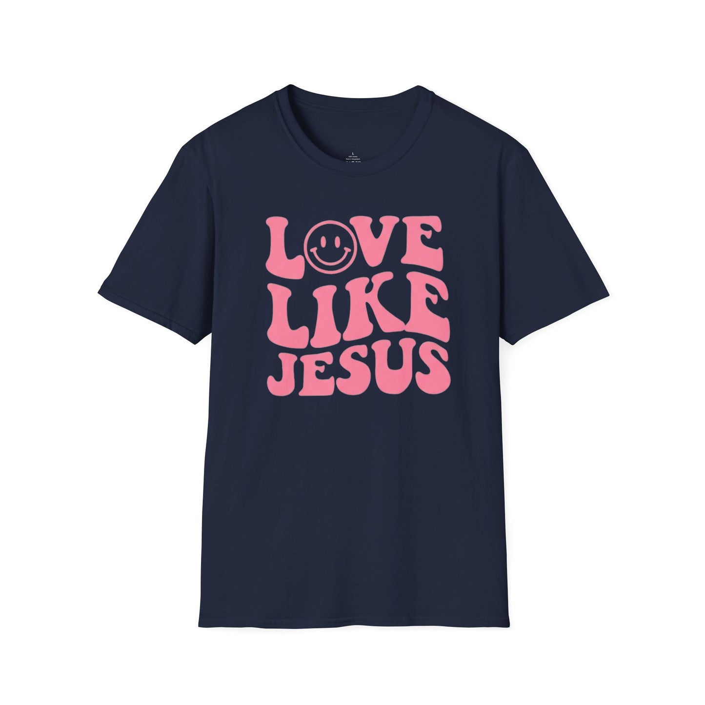 LOVE LIKE JESUS SMILEY - PREMIUM T-SHIRT