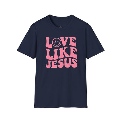 LOVE LIKE JESUS SMILEY - PREMIUM T-SHIRT