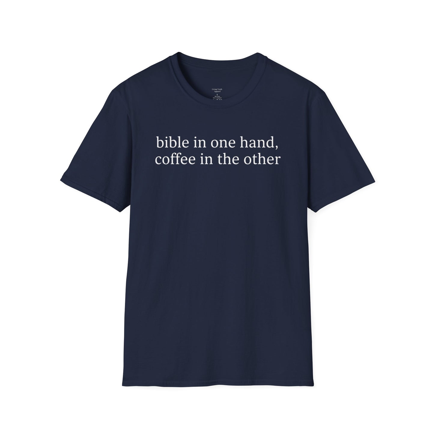 BIBLE IN ONE HAND - PREMIUM T-SHIRT