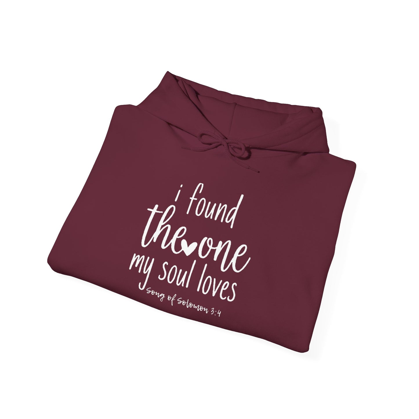 I FOUND THE ONE MY SOUL LOVES - MEDIUM-HEAVY WEIGHT HOODIE