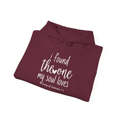 I FOUND THE ONE MY SOUL LOVES - MEDIUM-HEAVY WEIGHT HOODIE