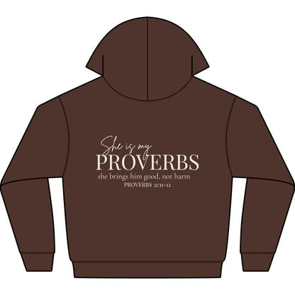 SHE IS MY PROVERBS - PREMIUM HEAVY WEIGHT HOODIE