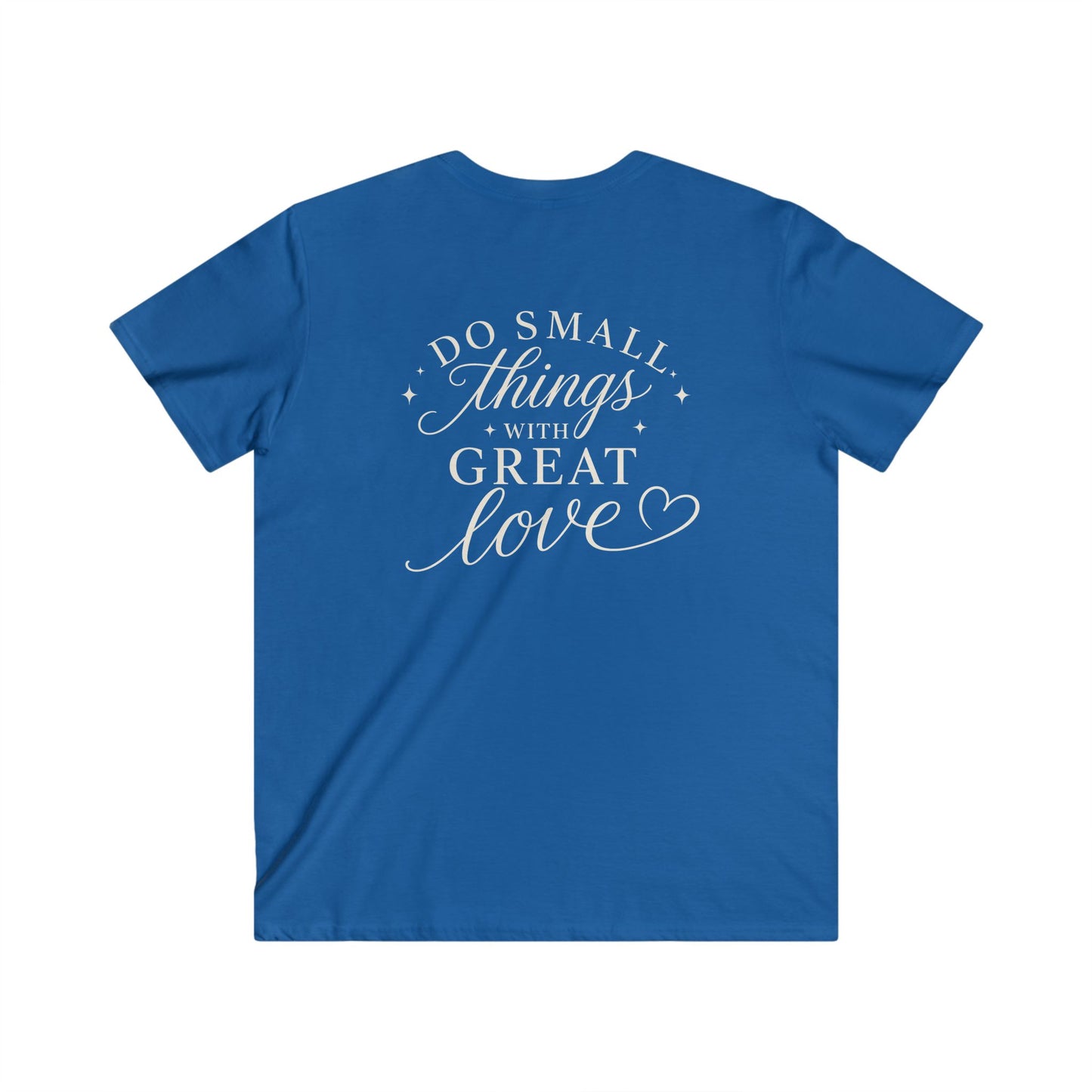 DO SMALL THINGS - V-NECK PREMIUM T-SHIRT