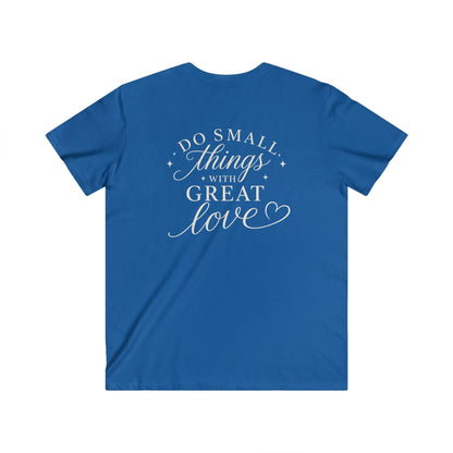 DO SMALL THINGS - V-NECK PREMIUM T-SHIRT