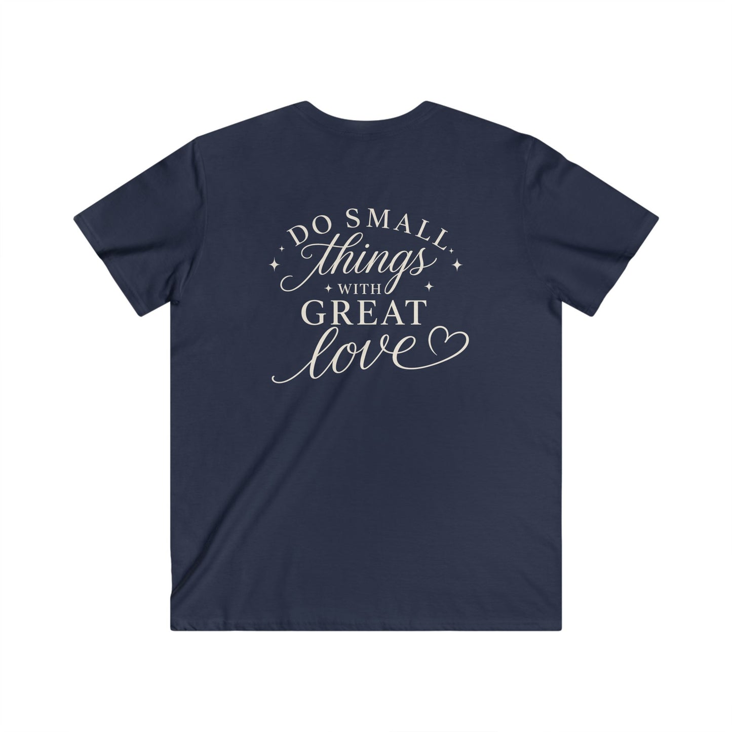 DO SMALL THINGS - V-NECK PREMIUM T-SHIRT