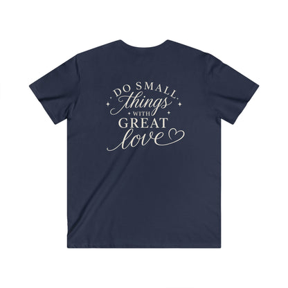 DO SMALL THINGS - V-NECK PREMIUM T-SHIRT