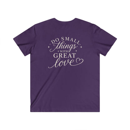 DO SMALL THINGS - V-NECK PREMIUM T-SHIRT