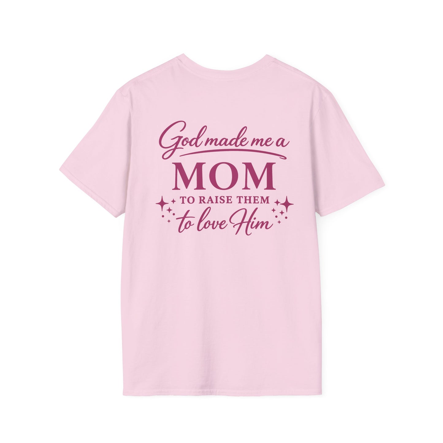 GOD MADE ME A MOM - PREMIUM T-SHIRT