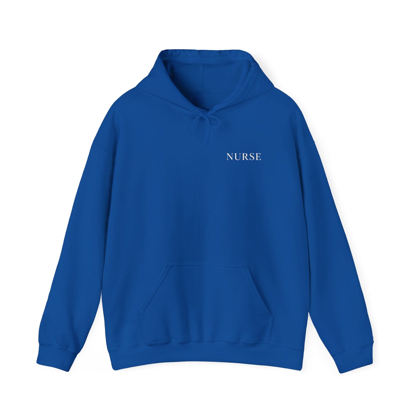 GOD MADE ME A NURSE - MEDIUM-HEAVY WEIGHT HOODIE